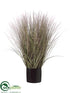 Silk Plants Direct Grass - Green Mauve - Pack of 2