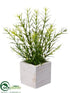 Silk Plants Direct Rosemary - Green - Pack of 6