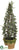 Angel Vine Cone Topiary - Green Two Tone - Pack of 4