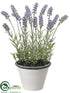 Silk Plants Direct Lavender - Lavender - Pack of 6