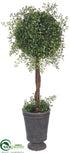 Silk Plants Direct Angel Vine Topiary Ball - Green - Pack of 2