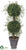 Angel Vine Topiary Two Ball - Green - Pack of 2