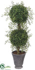 Silk Plants Direct Angel Vine Topiary Two Ball - Green - Pack of 2
