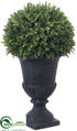 Silk Plants Direct Rosemary Ball Topiary - Green - Pack of 6