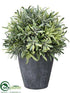 Silk Plants Direct Rosemary Ball - Green - Pack of 4
