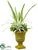 Silk Plants Direct Succulent - Green Burgundy - Pack of 4