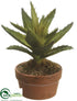 Silk Plants Direct Aloe Plant - Green - Pack of 4