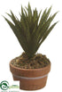 Silk Plants Direct Aloe Plant - Green - Pack of 4