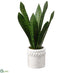Silk Plants Direct Sansevieria Plant - Green - Pack of 4