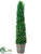 Tea Leaf Cone Topiary - Green - Pack of 2