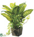 Silk Plants Direct Greenery - Green - Pack of 6