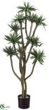 Silk Plants Direct Agave Twist Tree - Green - Pack of 2