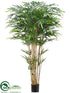 Silk Plants Direct Bamboo Tree - Green - Pack of 2