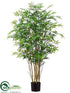 Silk Plants Direct Bamboo Tree - Green - Pack of 2