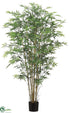 Silk Plants Direct Bamboo Tree - Green - Pack of 2