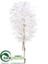 Silk Plants Direct Birch Tree - White - Pack of 2
