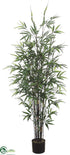 Silk Plants Direct Black Bamboo Tree - Black - Pack of 2