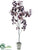Silk Plants Direct Cotinus Tree - Burgundy - Pack of 2