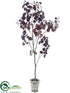 Silk Plants Direct Cotinus Tree - Burgundy - Pack of 2