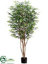 Silk Plants Direct Huckleberry Tree - Green - Pack of 2