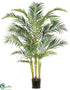 Silk Plants Direct Areca Palm Tree - Green - Pack of 2