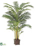 Silk Plants Direct Areca Palm Tree - Green - Pack of 2