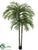 Areca Palm Tree - Green - Pack of 1