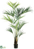 Silk Plants Direct Kentia Palm Tree - Green Light - Pack of 2