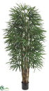 Silk Plants Direct Rhapis Palm Tree - Green - Pack of 2