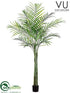 Silk Plants Direct Areca Palm Tree - Green - Pack of 2