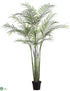 Silk Plants Direct Outdoor Areca Palm Tree - Green - Pack of 2