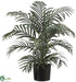 Silk Plants Direct Parlour Palm Plant - Green - Pack of 4
