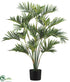 Silk Plants Direct Areca Palm Tree - Green - Pack of 2