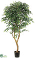 Silk Plants Direct Smilax Tree - Green Two Tone - Pack of 2