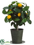 Silk Plants Direct Lemon Plant - Yellow - Pack of 6