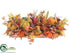 Silk Plants Direct Pumpkin, Gourd, Maple Centerpiece - Fall - Pack of 2