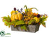 Silk Plants Direct Pumpkin, Sunflower, Berry - Butter Scotch Amber - Pack of 4