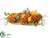Pumpkin, Hydrangea Centerpiece - Orange Green - Pack of 1