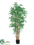 Silk Plants Direct Japanese Bamboo Tree - Green Two Tone - Pack of 1