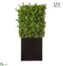 Silk Plants Direct UV Protected Ming Hedge - Green - Pack of 1