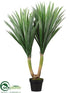 Silk Plants Direct Yucca Plant - Green - Pack of 1
