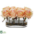 Silk Plants Direct Blooming Roses - Peach - Pack of 1