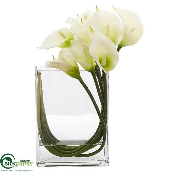 white silk calla lilies Silk Plants Direct Calla Lily - White