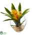 Silk Plants Direct Tropical Bromeliad - Yellow - Pack of 1
