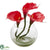 Silk Plants Direct Calla Lily - Red - Pack of 1