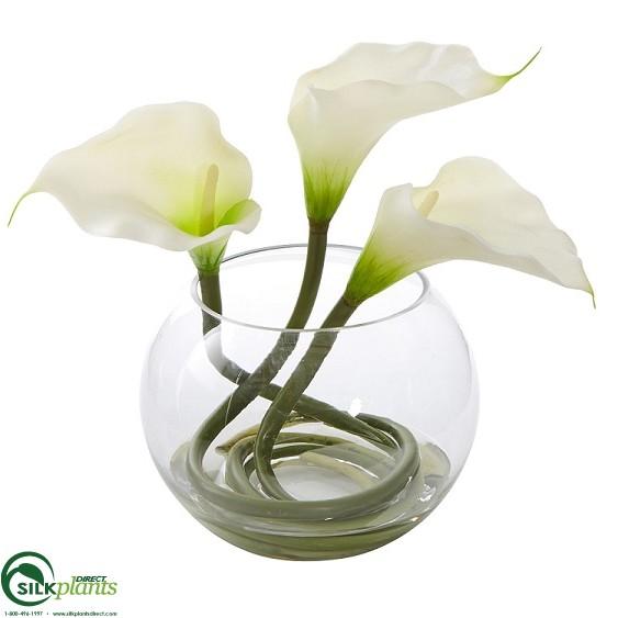 white silk calla lilies Silk Plants Direct Calla Lily - White