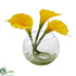 Silk Plants Direct Calla Lily - Yellow - Pack of 1