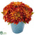 Silk Plants Direct Dahlia - Orange - Pack of 1