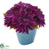 Silk Plants Direct Dahlia - Purple - Pack of 1