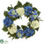 Silk Plants Direct Hydrangea Wreath - Pack of 1